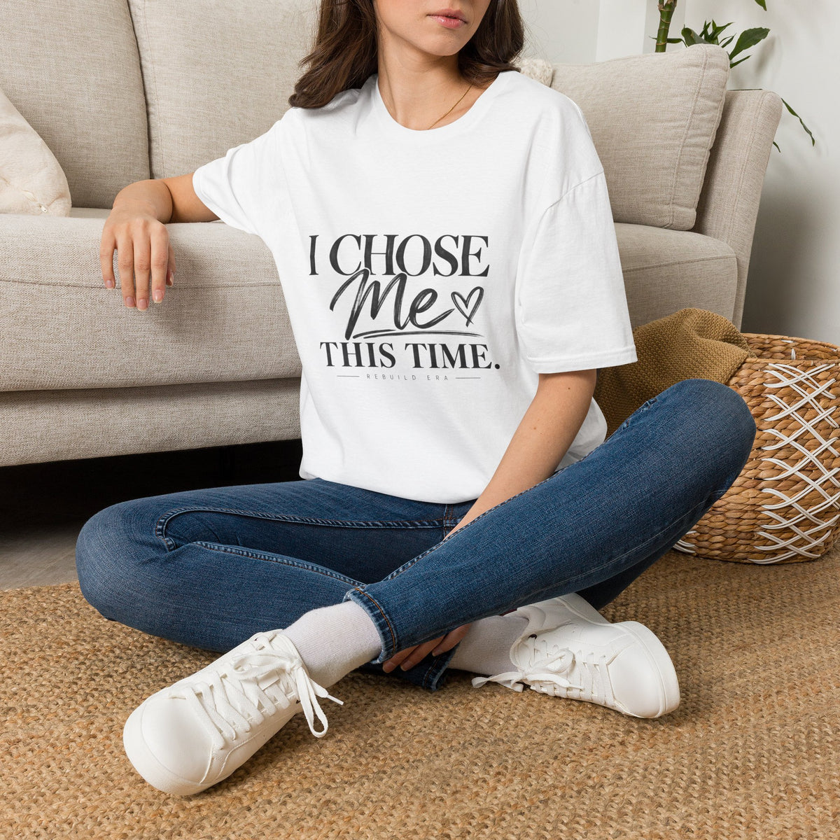 I Chose Me T-Shirt — Self-Love Graphic Tee ("I Chose Me This Time")