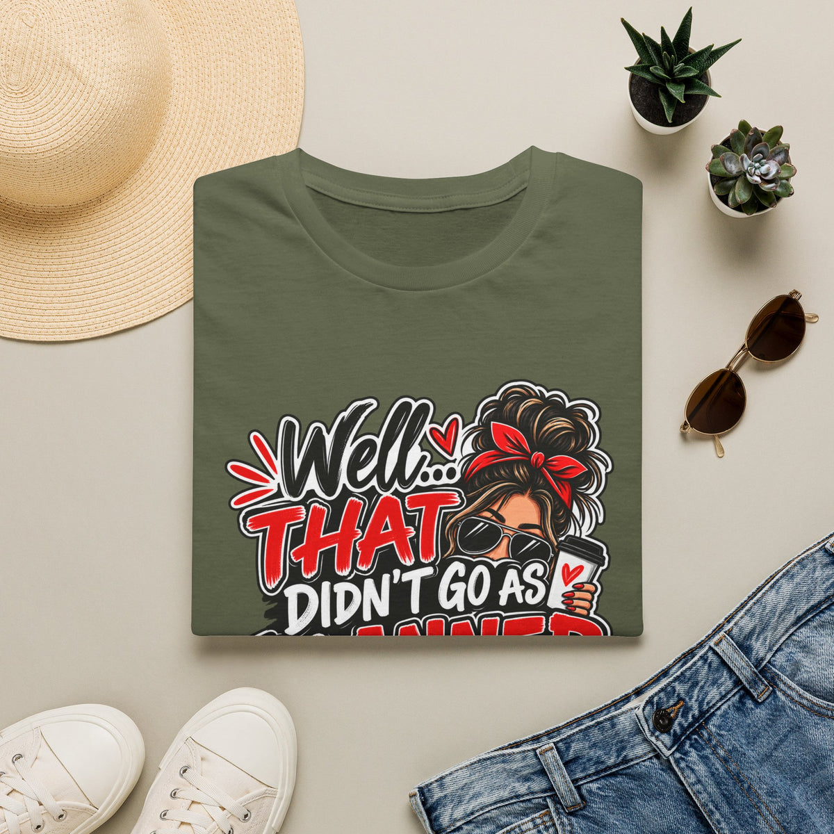 T-Shirt — “Well That Didn’t Go As Planned” Funny Rebuilding Graphic