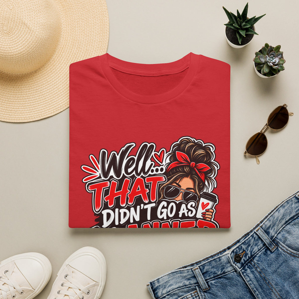 T-Shirt — “Well That Didn’t Go As Planned” Funny Rebuilding Graphic